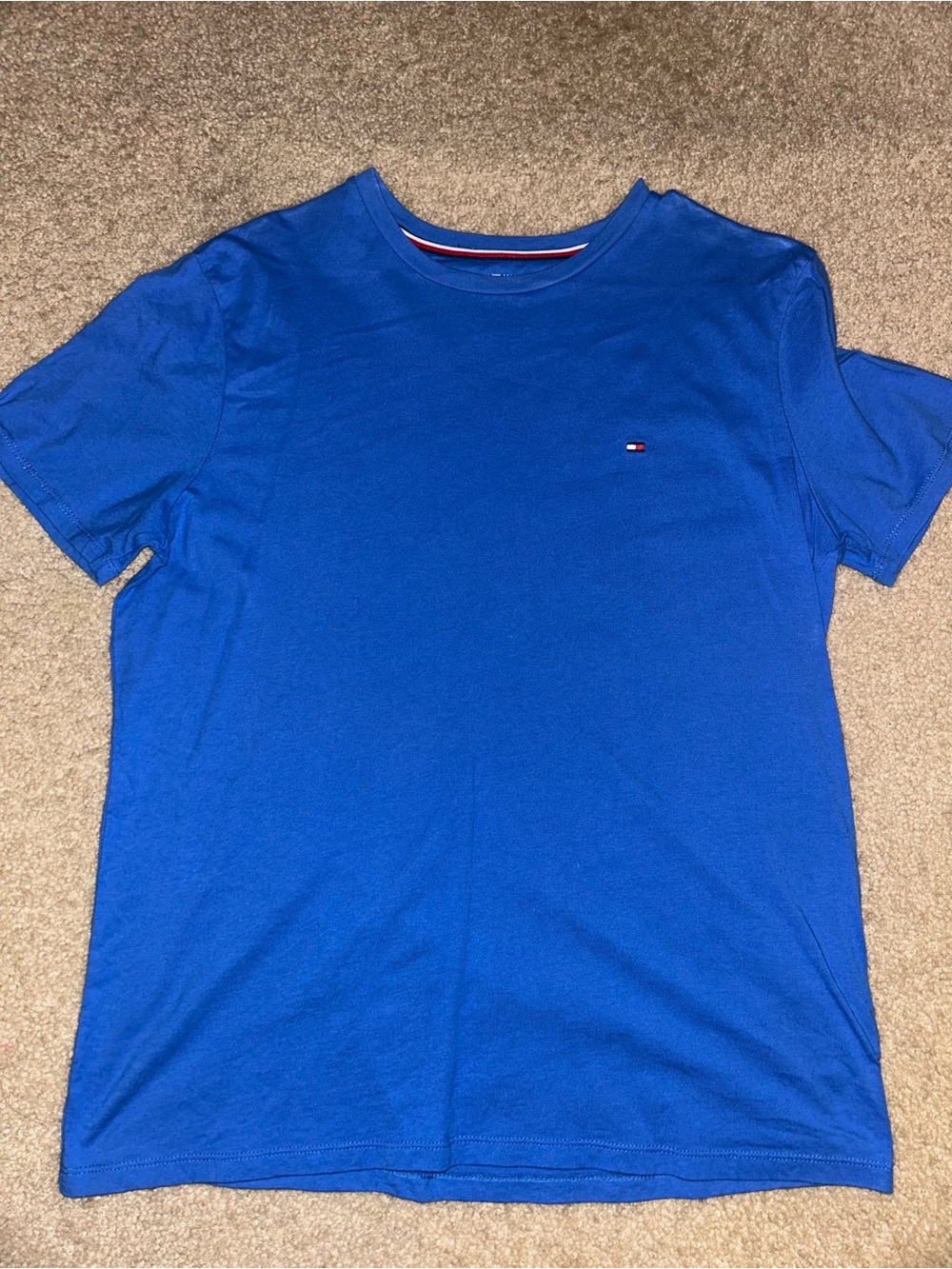 Tommy Hilfiger Men’s Crew Neck T-Shirt - Blue